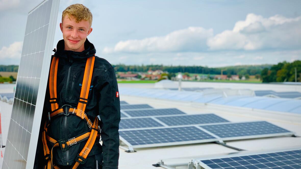 Gut gesichert bei der Photovoltaikinstallation